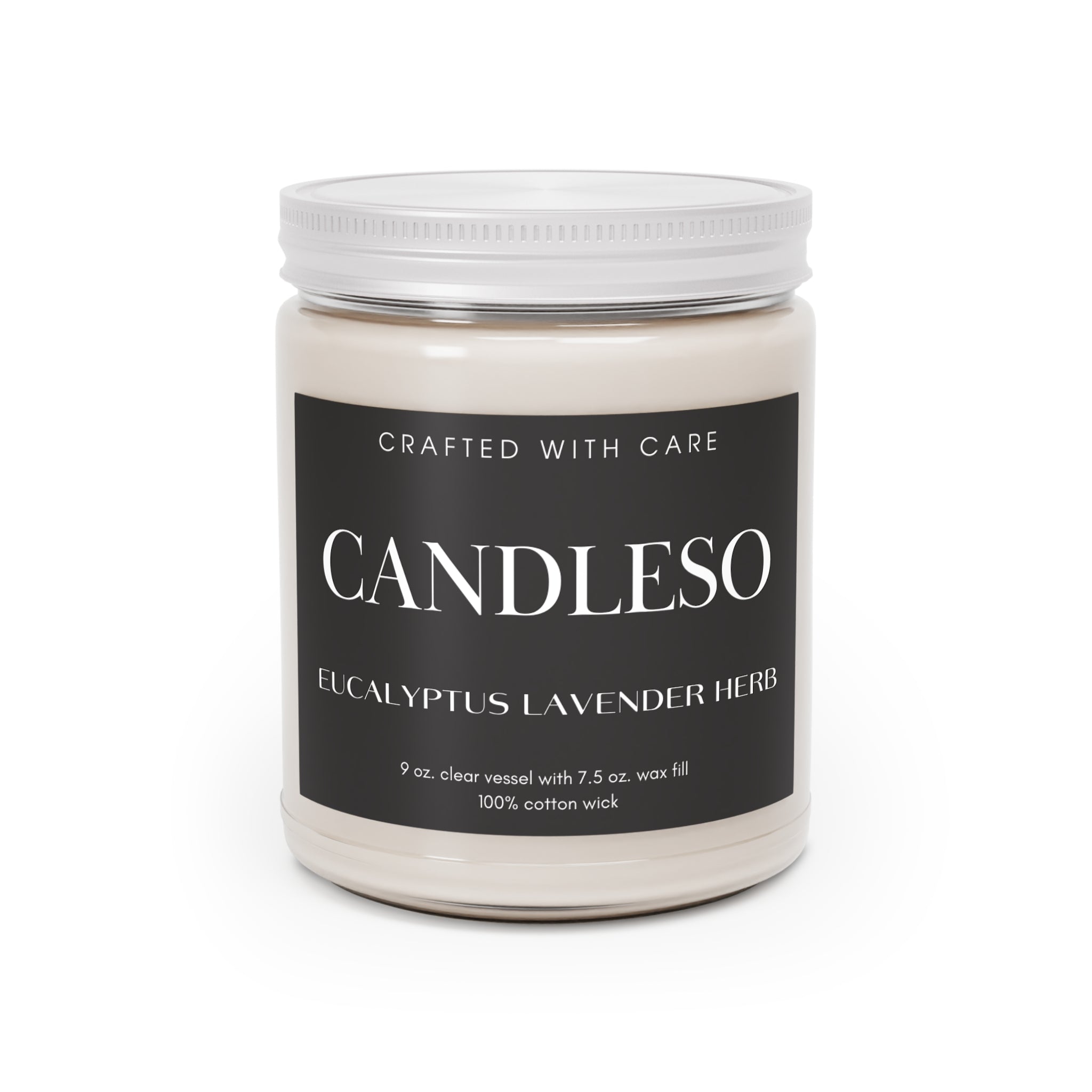 Eucalyptus Lavender Herb Soy Candle 9oz