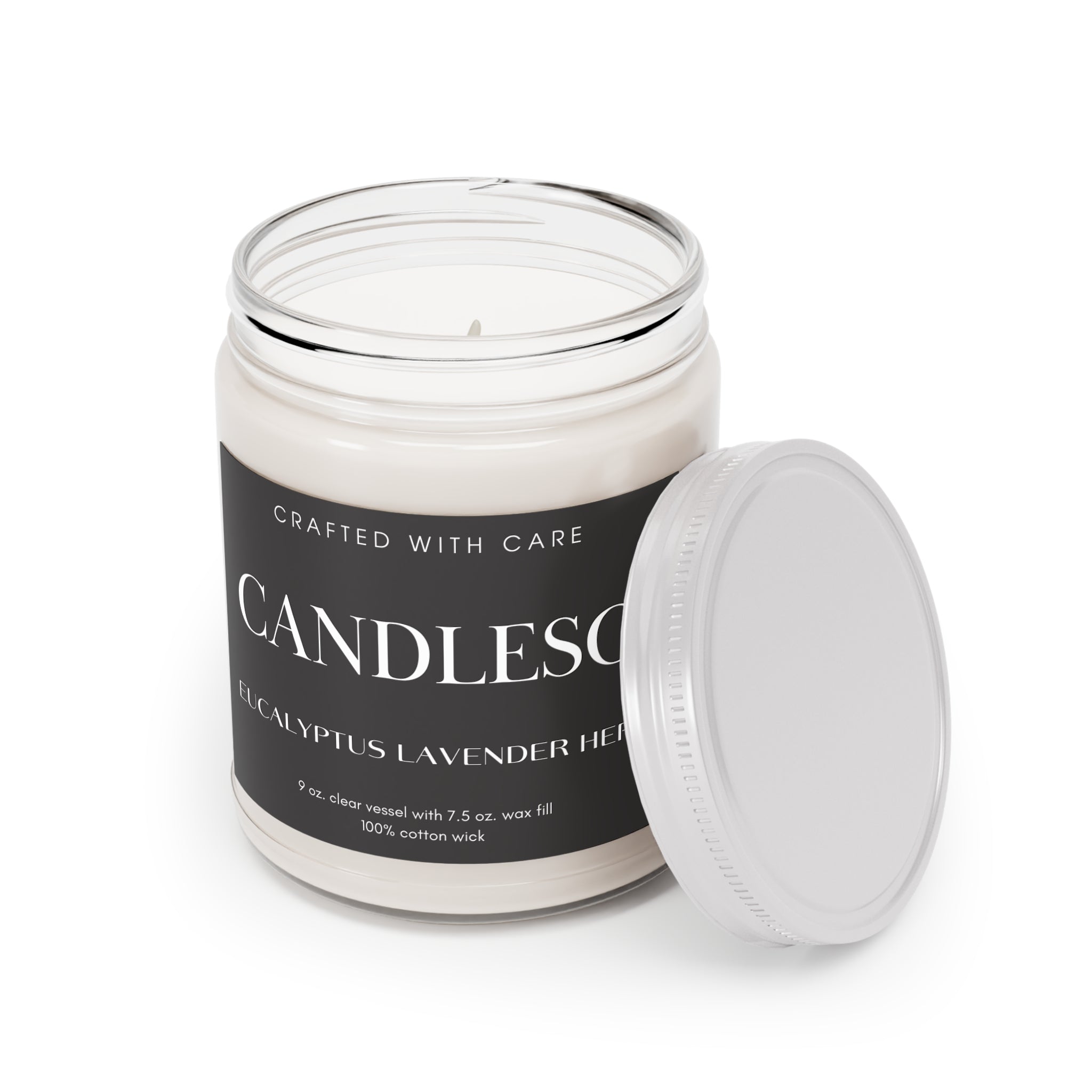 Eucalyptus Lavender Herb Soy Candle 9oz