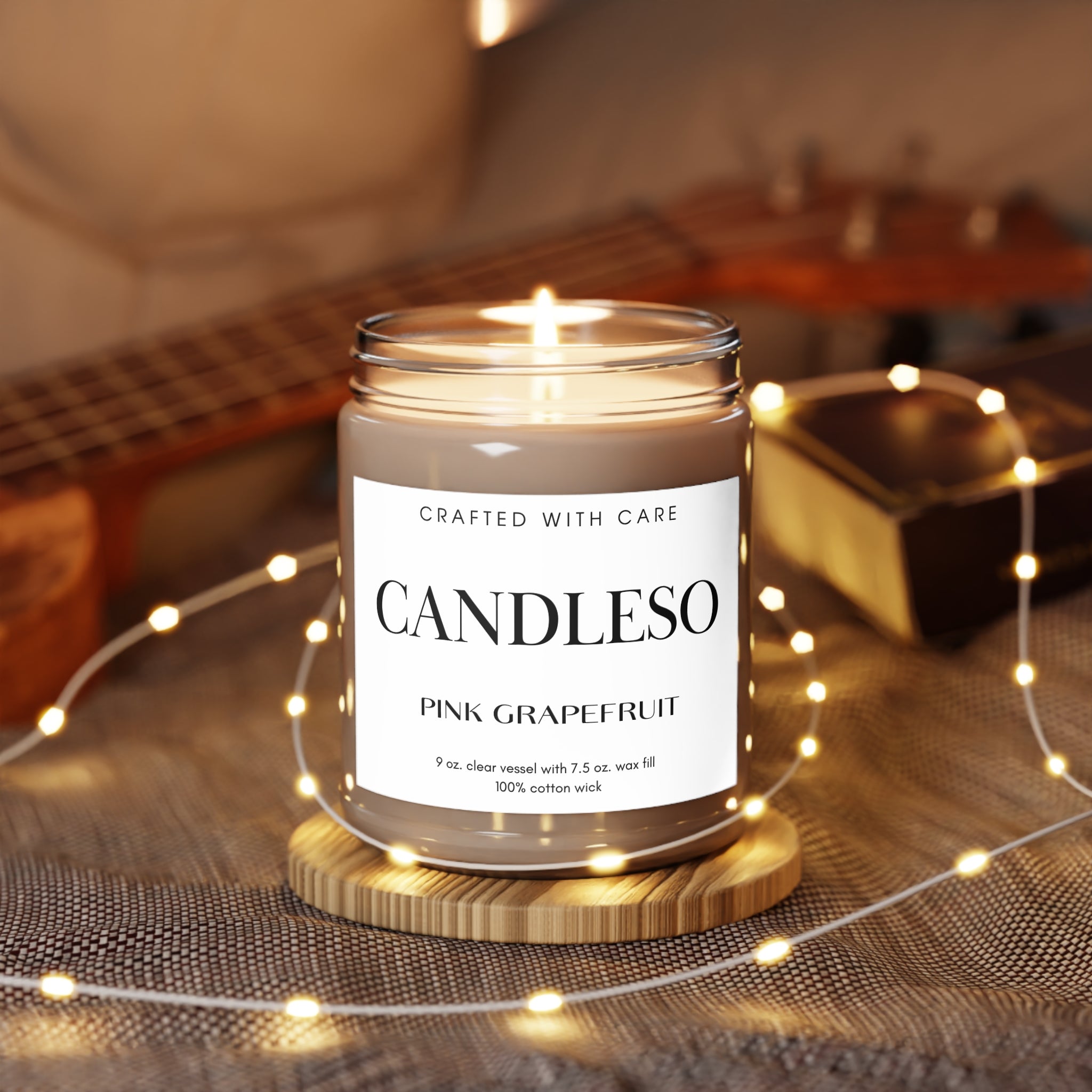 Pink Grapefruit Soy Candle 9oz